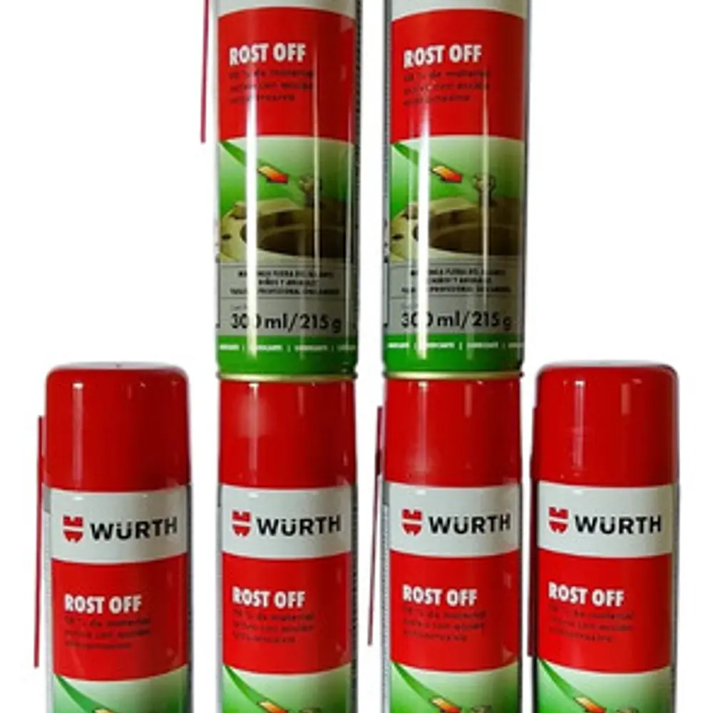 Pack 6 Unidades Anticorrosivo Rost Off Wurth 300 Ml