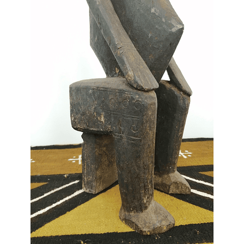 Seated Bamana Female Statue