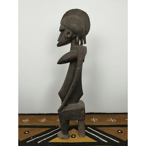 Seated Bamana Female Statue