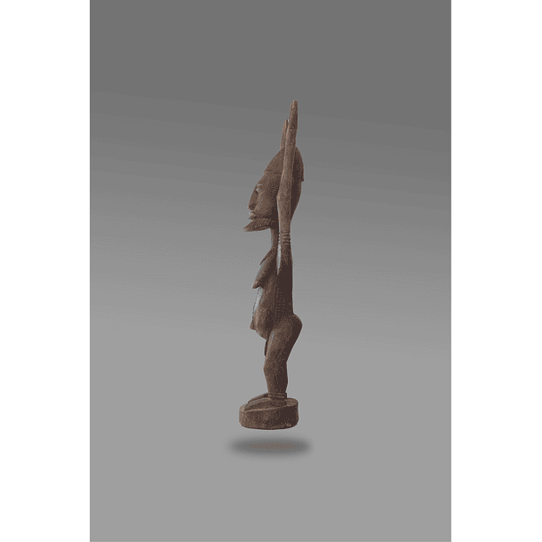 Statue of Male Nommo with Raised Hands 4