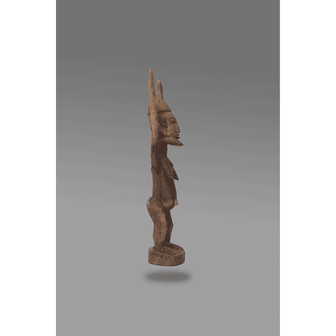 Male Nommo Statue with Raised Hands