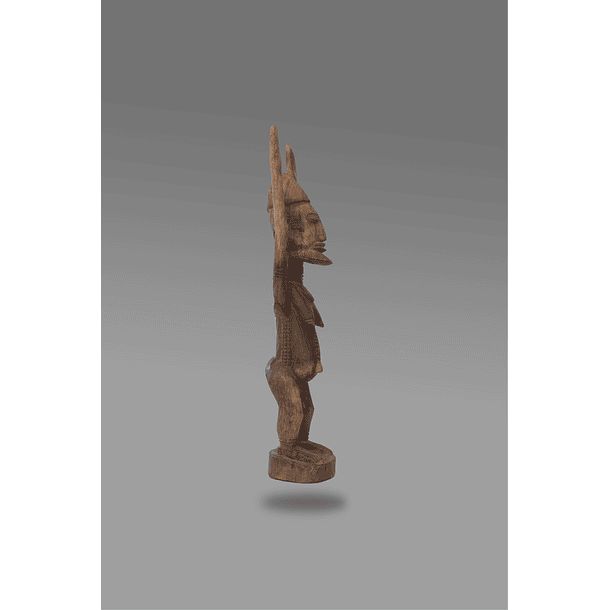 Statue of Male Nommo with Raised Hands 2