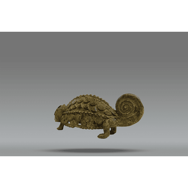 Dogon Bronze Chameleon 5