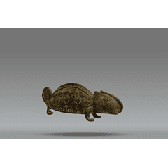 Dogon Bronze Chameleon