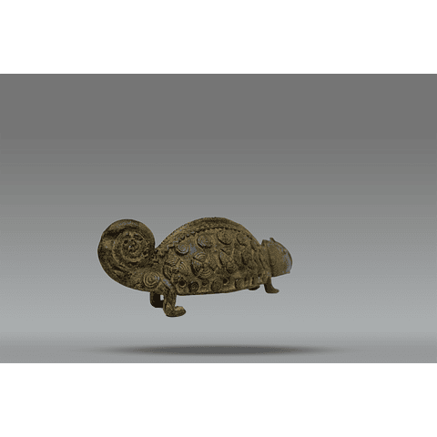 Camaleão de Bronze Dogon