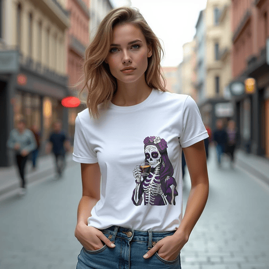 Camiseta Dama Catrina