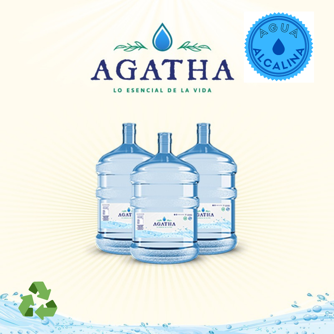 3 RECARGAS AGUA ALCALINA