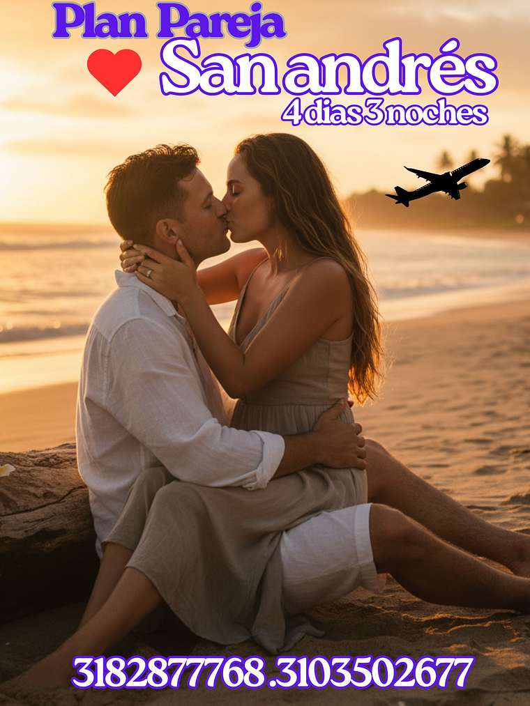 Plan parejas  San Andres  temporada alta 2