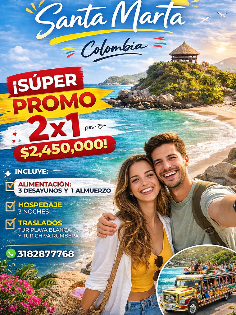 2x1 Santa Marta  Temporada Baja 7