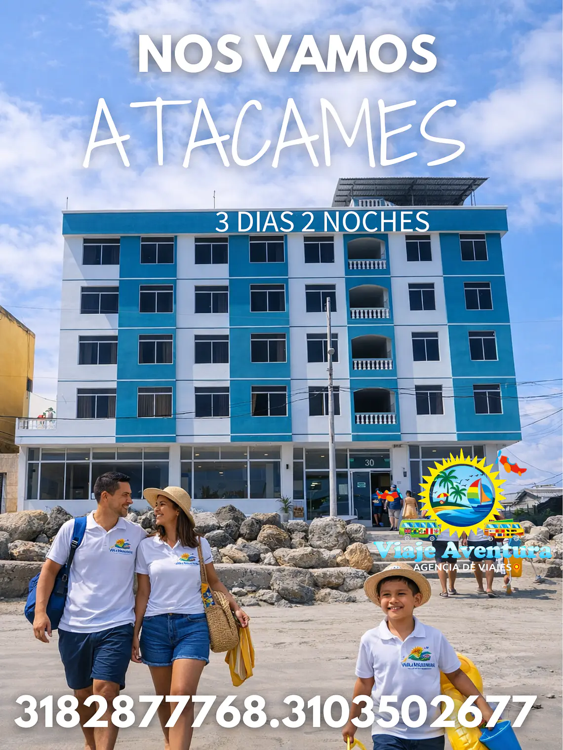 atacames 2 dias 1 noche 3