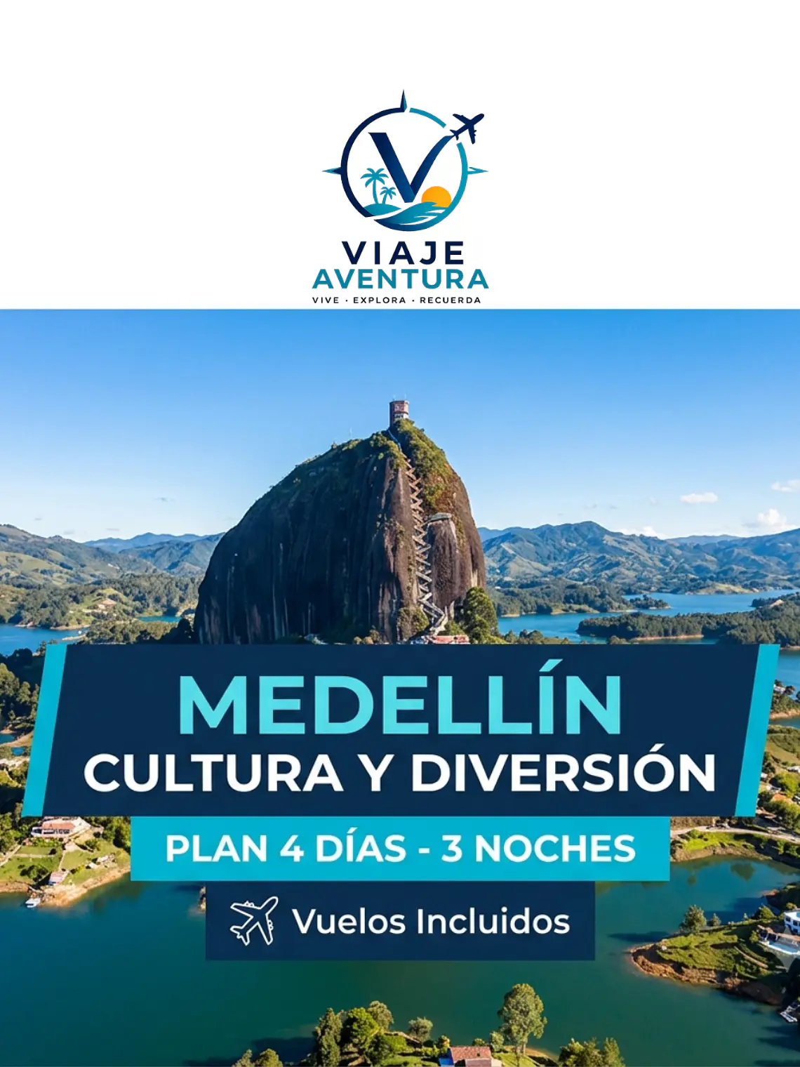 Medellín  – 4 Días / 3 Noches viaje Aeréo Temporada Alta 1