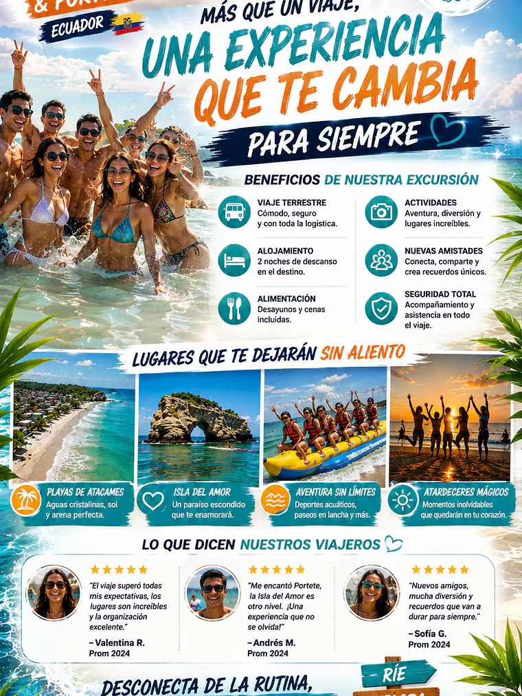 Super Excurcion de Graduacion  Portete – Atacames 3