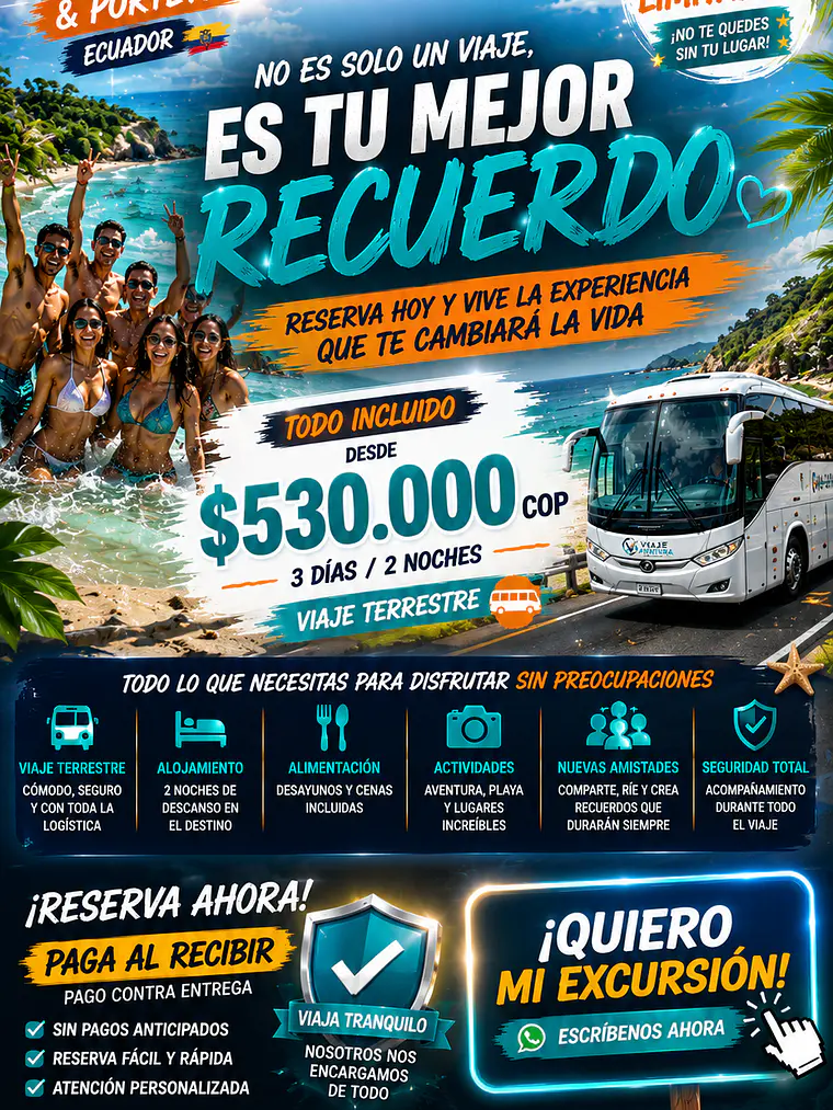 Super Excurcion de Graduacion  Portete – Atacames 4