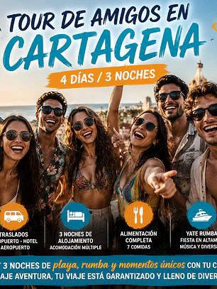 Parche Amigos en Cartagena temporada  Media