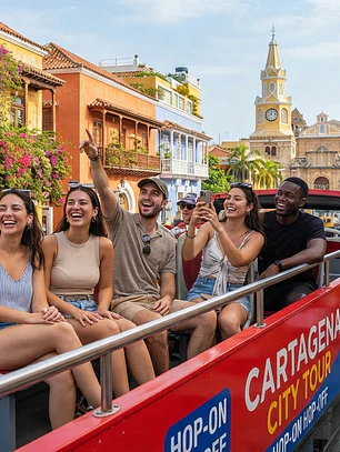 Parche Amigos en Cartagena temporada Alta