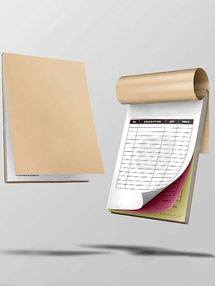 Block 25*4 100 Hojas (Cuadruplicado)