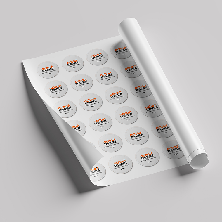 Sticker Papel 2 cm 1