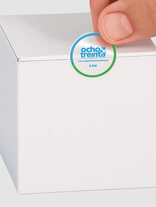 Sticker PVC Transparente 6x6