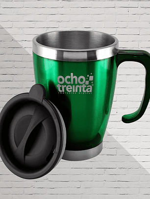 Mug de Acero Inoxidable 400cc