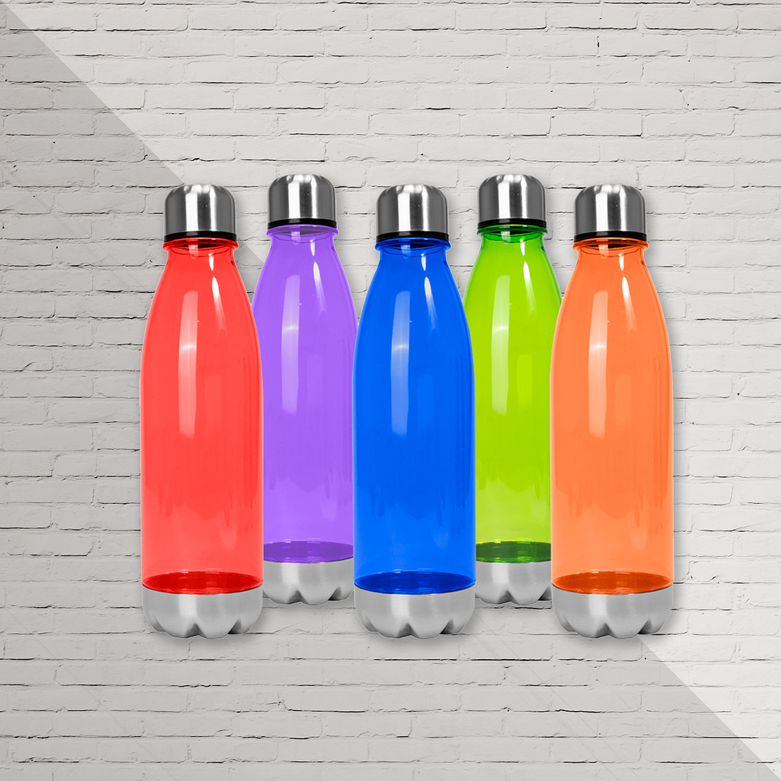 Botella PET tapa acero 