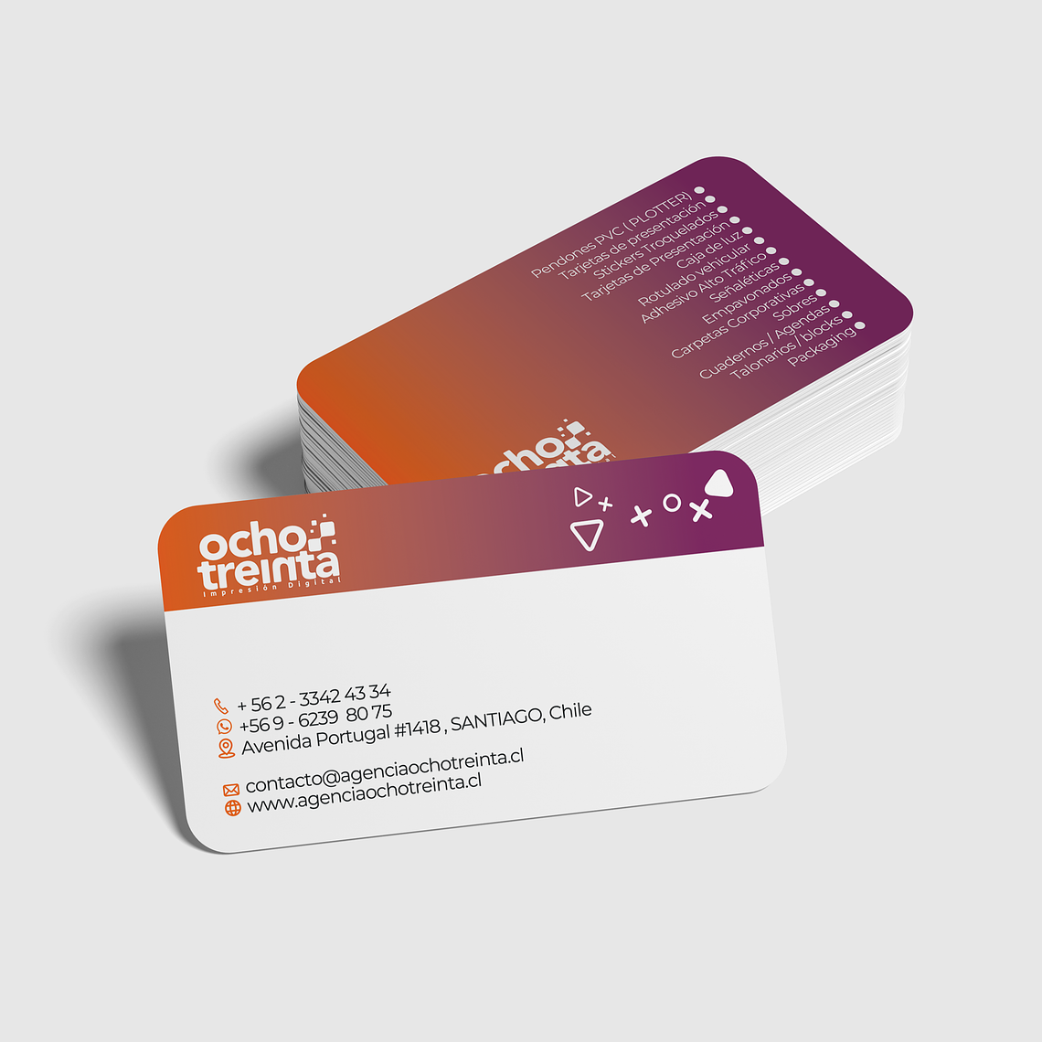 Tarjeta de Presentación con Despunte 1