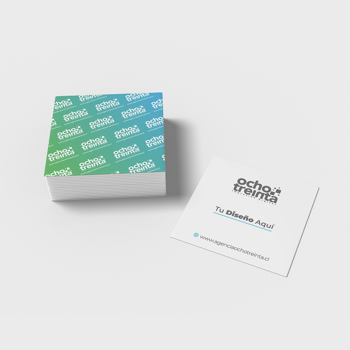 Tarjeta de Presentación Cuadrada 1