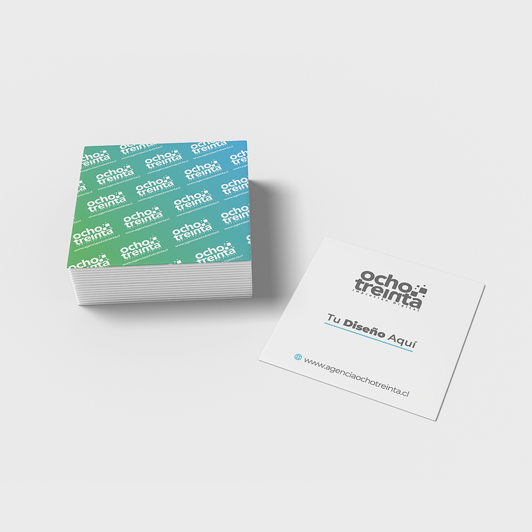 Tarjeta de Presentación Cuadrada 1