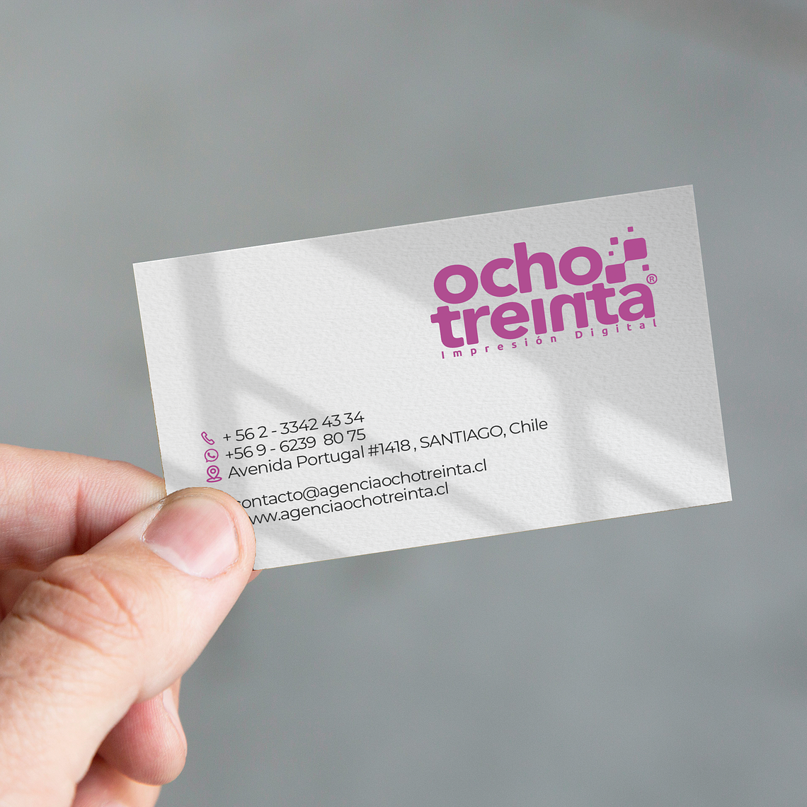 Tarjeta de Presentación Opalina 1