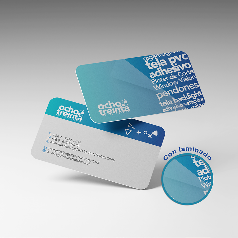 Tarjeta de Presentación Premium con Despunte  1