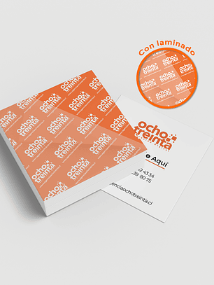 Tarjeta de Presentación Premium Cuadrada