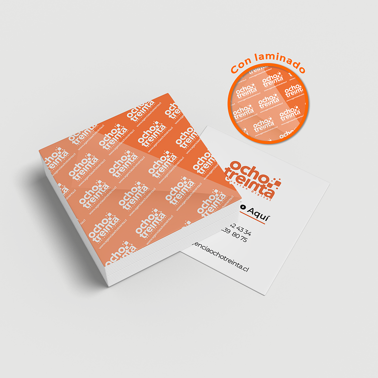 Tarjeta de Presentación Premium Cuadrada 1