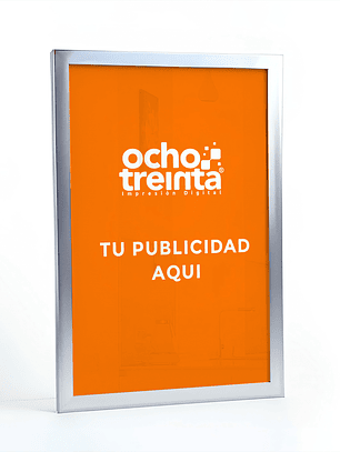 Porta Graficas Marco Aluminio