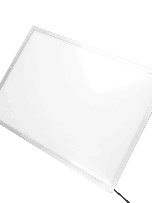 Caja de Luz Vidrio Templado Borde Gris