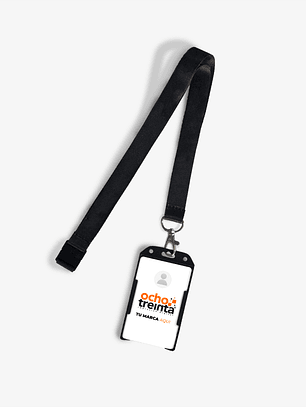 Credenciales PVC - Lanyard Color Plano