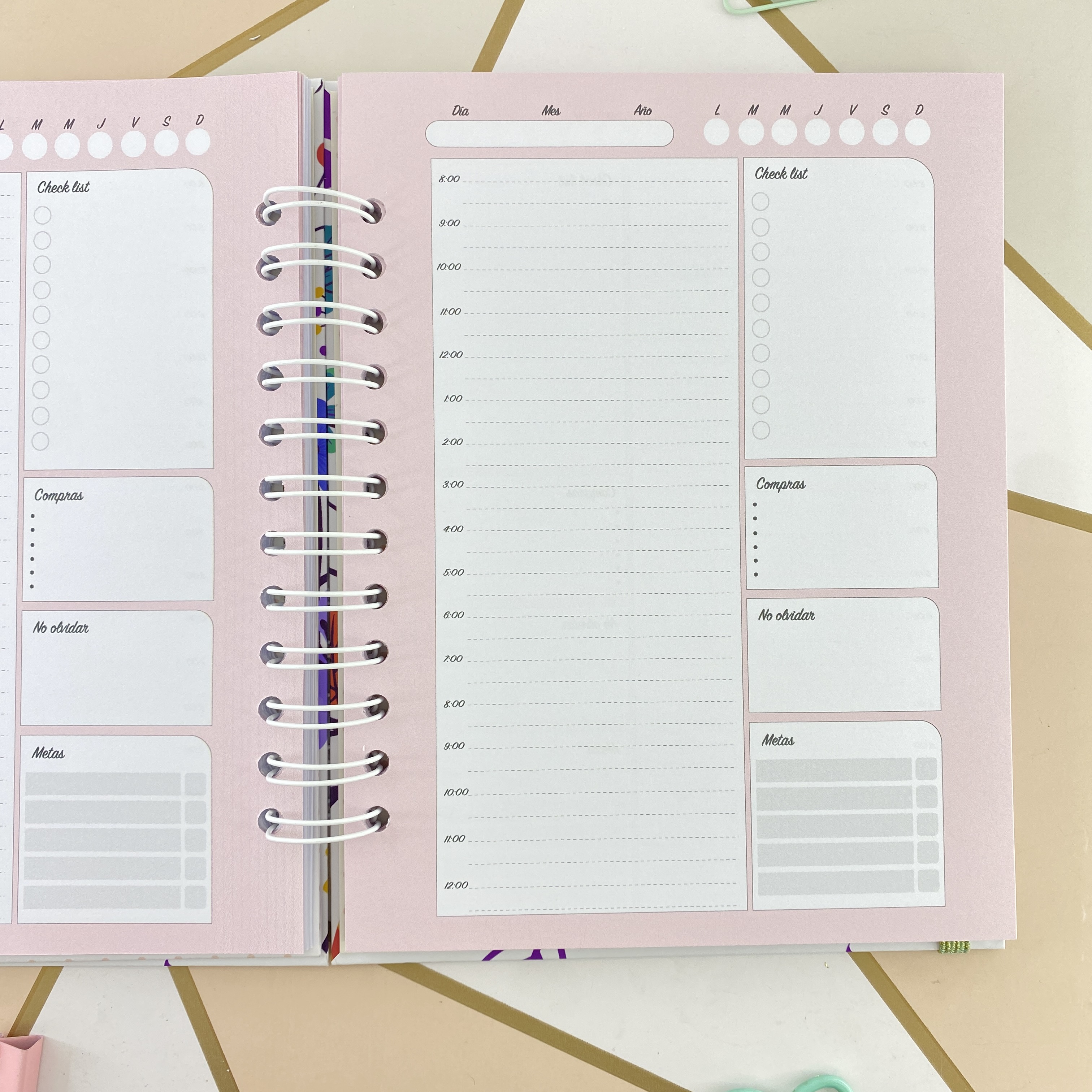 Agenda planner diario