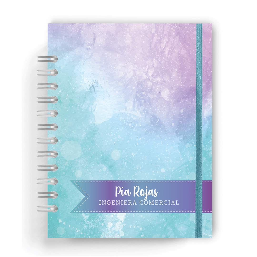 Planner personalizado fluor