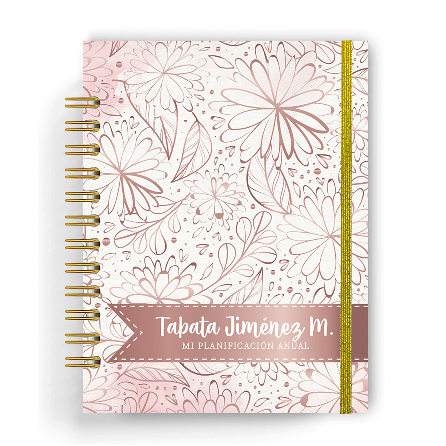 Planner personalizado golden rose 1