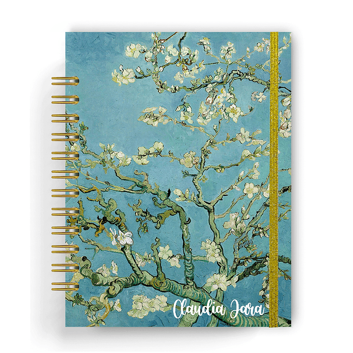 Planner personalizado almendro van gogh 1