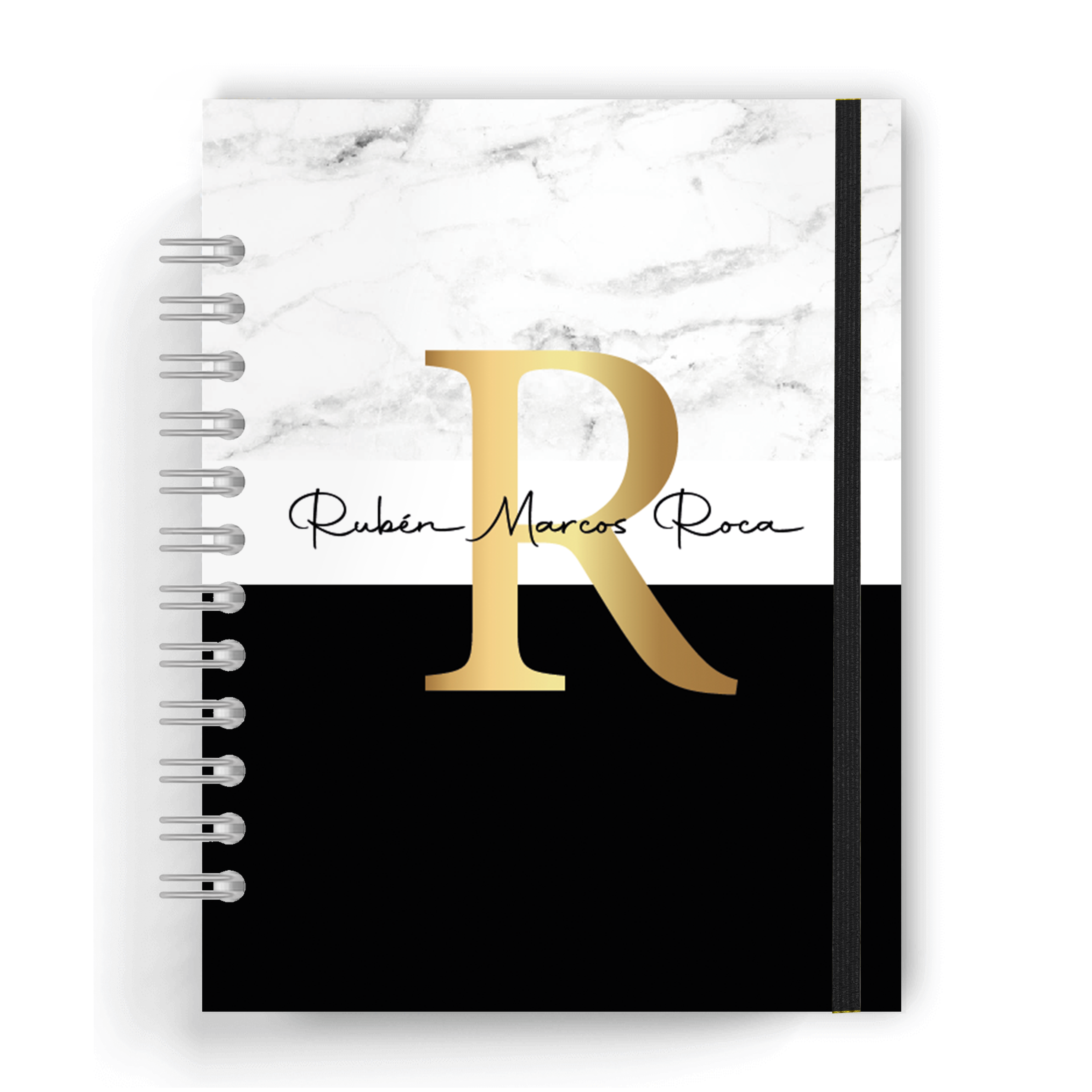 Agenda formal diseño inicial en marmol