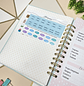 Planner personalizado con estuche para agenda diseño azul  - Miniatura 3