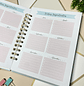 Planner personalizado con estuche para agenda diseño azul  - Miniatura 6
