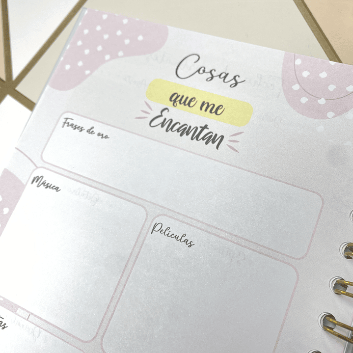 Planner personalizado con estuche para agenda diseño azul  8
