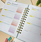 Planner personalizado con estuche para agenda diseño azul  - Miniatura 12