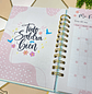 Planner personalizado con estuche para agenda diseño azul  - Miniatura 13