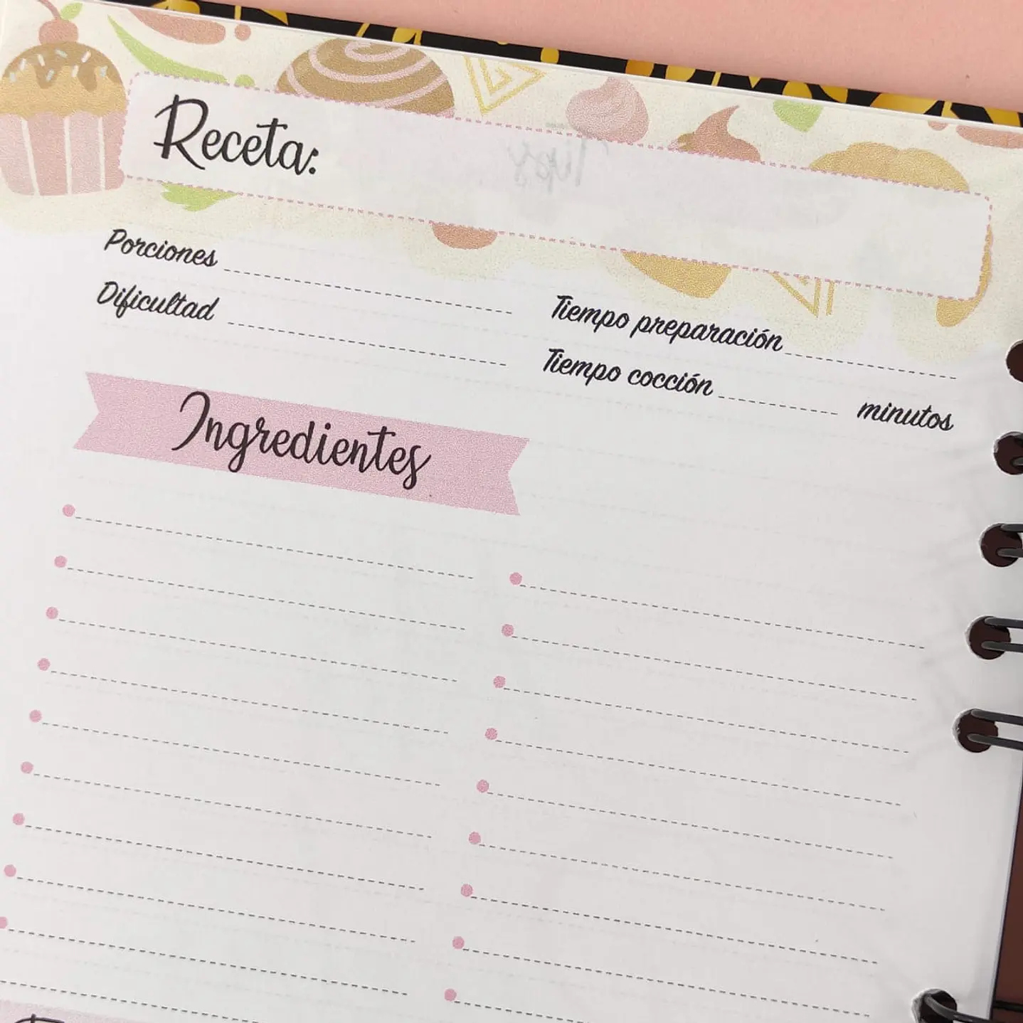 Pack Cuaderno de recetas par Mamá 6