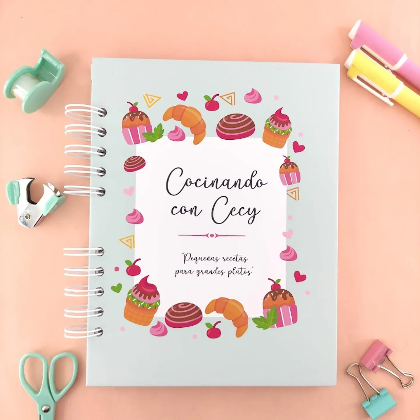 Pack Cuaderno de recetas par Mamá 3