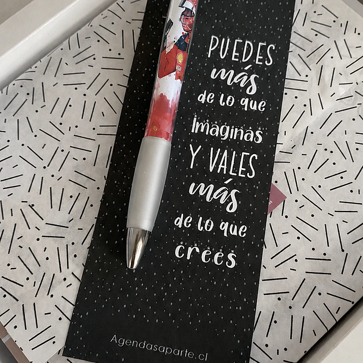 Agenda Masculina Ferrari rojo 11