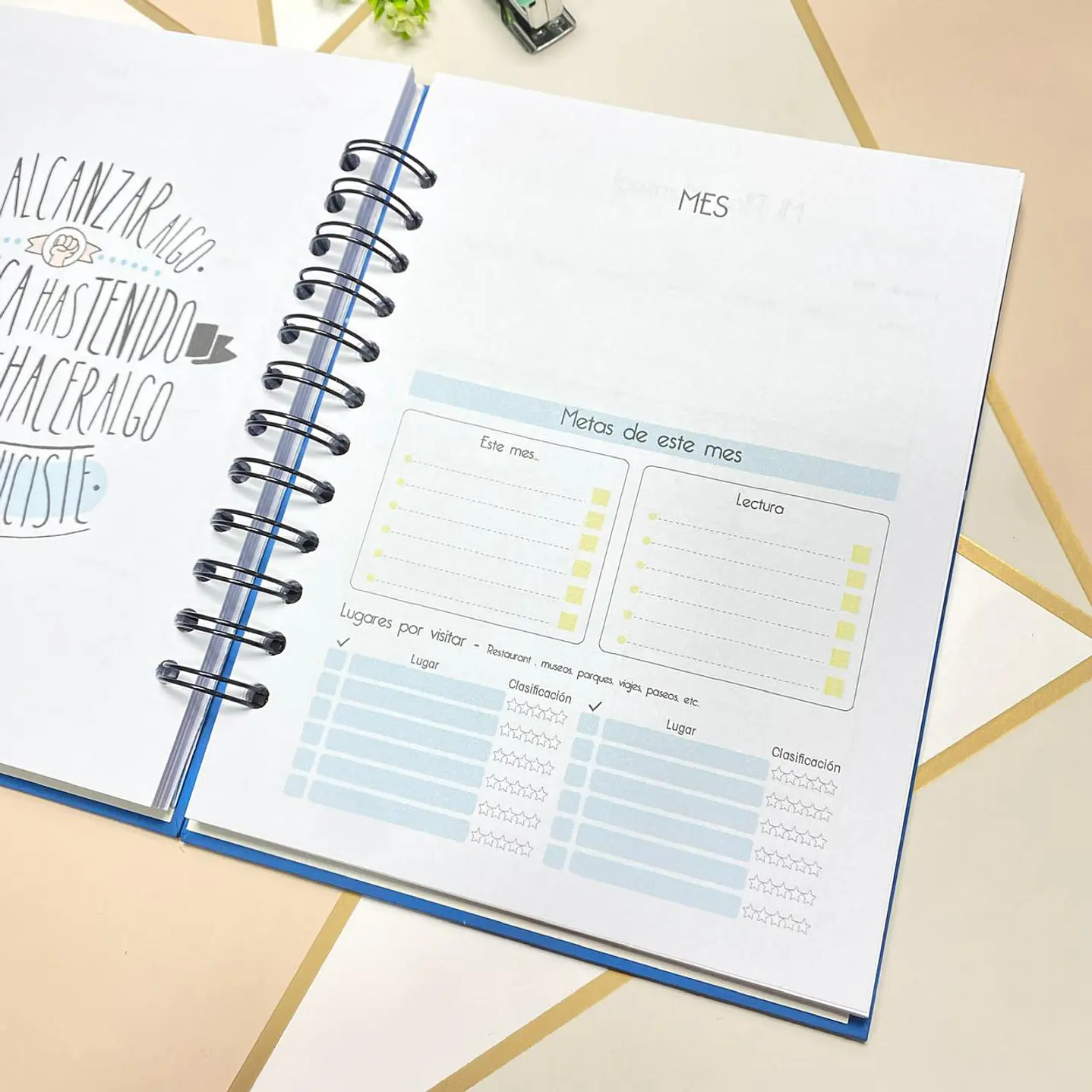 Agenda Masculina F1 Azul 3