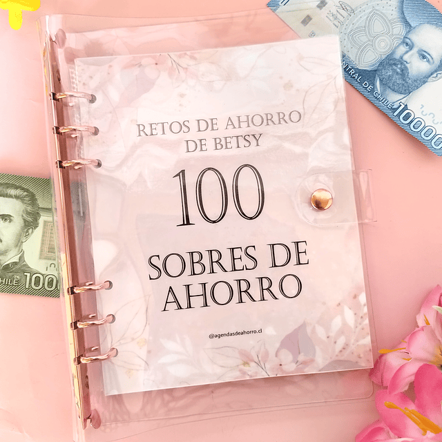 RETO DE LOS 100 SOBRES (Tapa transparente)