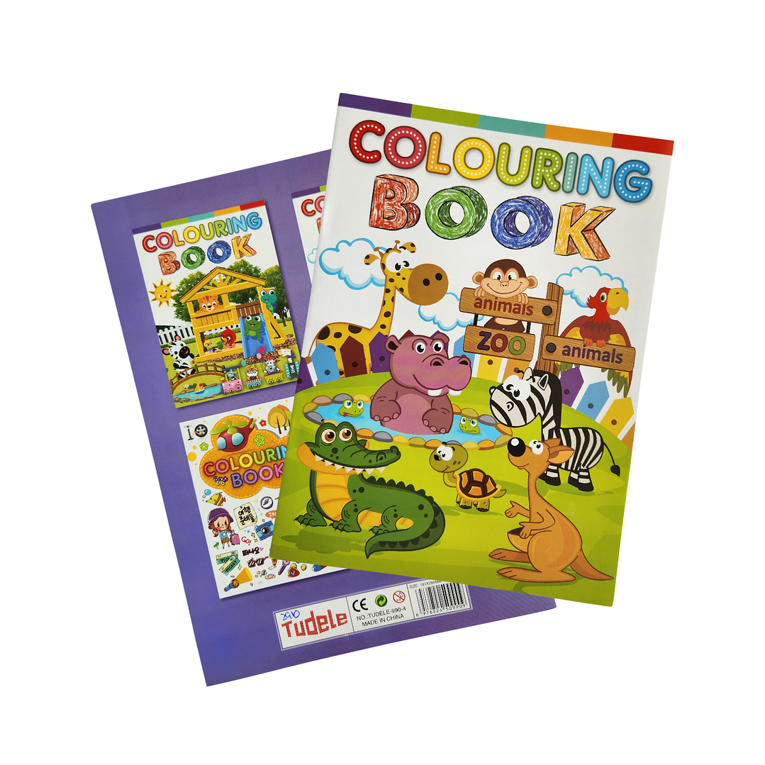 Libros para Colorear y Dibujar (Pack 4 und) 9